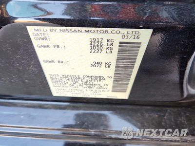 Zdjęcie 12 z 12 samochodu: 2016 NISSAN ALTIMA 2.5 S VIN:1N4AL3AP6GC193567 - miniatura