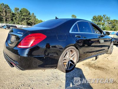 Trzecie zdjęcie samochodu z tyłu: 2016 MERCEDES-BENZ S 550 4MATIC VIN:WDDUG8FB9GA225435 - miniatura