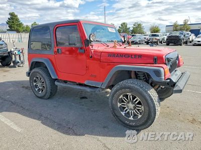 Czwarte zdjęcie samochodu z boku: 2002 JEEP WRANGLER / TJ SPORT VIN:1J4FA49S02P775180 - miniatura
