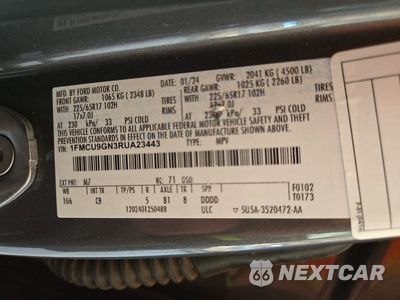Zdjęcie 13 z 13 samochodu: 2024 FORD ESCAPE ACTIVE VIN:1FMCU9GN3RUA23443 - miniatura