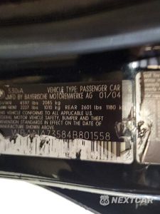 Zdjęcie 12 z 12 samochodu: 2004 BMW 530 I VIN:WBANA73584B801558 - miniatura
