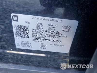 Zdjęcie 13 z 13 samochodu: 2020 CHEVROLET TRAVERSE LS VIN:1GNERFKW3LJ294225 - miniatura