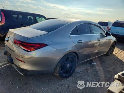 Trzecie zdjęcie samochodu z tyłu: 2020 MERCEDES-BENZ CLA 250 VIN:W1K5J4GB3LN089674 - miniatura