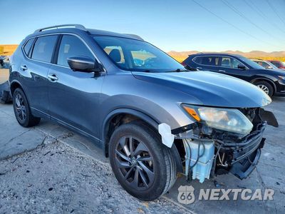 Czwarte zdjęcie samochodu z boku: 2016 NISSAN ROGUE SL VIN:5N1AT2MV8GC762400 - miniatura