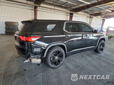 Trzecie zdjęcie samochodu z tyłu: 2023 CHEVROLET TRAVERSE LS VIN:1GNERFKW0PJ175862 - miniatura