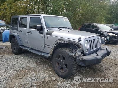 Czwarte zdjęcie samochodu z boku: 2018 JEEP WRANGLER UNLIMITED SPORT VIN:1C4HJWDG1JL904871 - miniatura