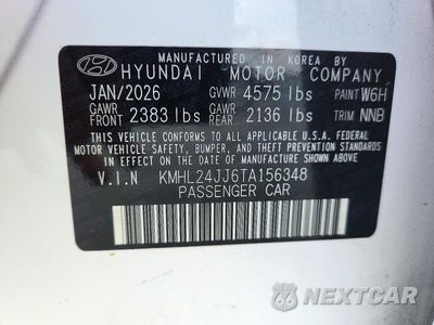 Zdjęcie 12 z 12 samochodu: 2026 HYUNDAI SONATA HYBRID BLUE VIN:KMHL24JJ6TA156348 - miniatura