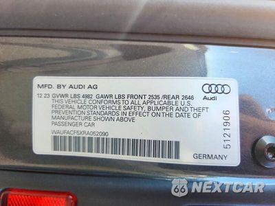 Zdjęcie 12 z 12 samochodu: 2024 AUDI A5 PREMIUM PLUS 45 VIN:WAUFACF5XRA052090 - miniatura