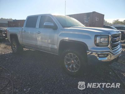 Czwarte zdjęcie samochodu z boku: 2018 GMC SIERRA K1500 SLT VIN:3GTU2NEC3JG312354 - miniatura
