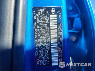 Zdjęcie 13 z 13 samochodu: 2014 TOYOTA PRIUS C TWO VIN:JTDKDTB31E1073840 - miniatura