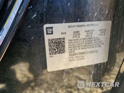 Zdjęcie 12 z 12 samochodu: 2018 CHEVROLET CRUZE LS VIN:1G1BC5SM7J7202722 - miniatura