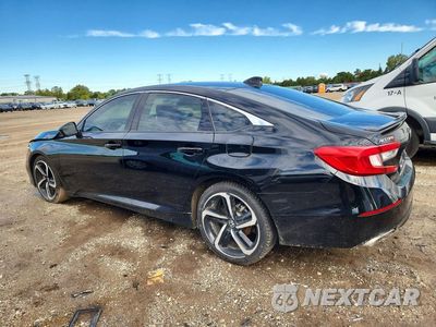 Drugie zdjęcie samochodu z przodu: 2022 HONDA ACCORD SPORT SE VIN:1HGCV1F42NA115698 - miniatura