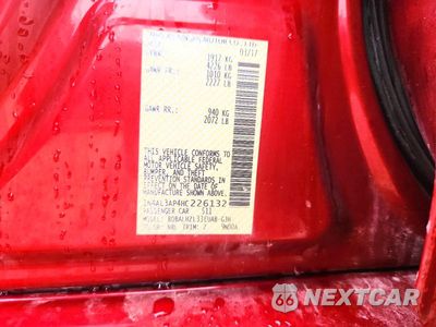 Zdjęcie 12 z 12 samochodu: 2017 NISSAN ALTIMA 2.5 SR VIN:1N4AL3AP4HC226132 - miniatura