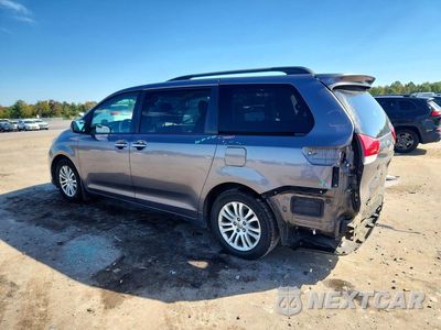 Drugie zdjęcie samochodu z przodu: 2014 TOYOTA SIENNA XLE 8-PASSENGER VIN:5TDYK3DC5ES454543 - miniatura