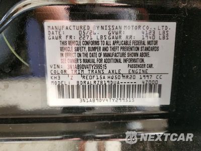 Zdjęcie 12 z 12 samochodu: 2026 NISSAN SENTRA SR VIN:3N1AB9DV4TY299515 - miniatura