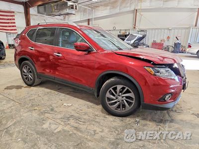 Czwarte zdjęcie samochodu z boku: 2016 NISSAN ROGUE SL VIN:5N1AT2MV4GC744475 - miniatura
