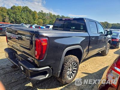 Trzecie zdjęcie samochodu z tyłu: 2021 GMC SIERRA K1500 AT4 VIN:3GTP9EED7MG278988 - miniatura