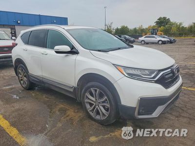Czwarte zdjęcie samochodu z boku: 2021 HONDA CR-V TOURING VIN:5J6RW2H93ML001050 - miniatura