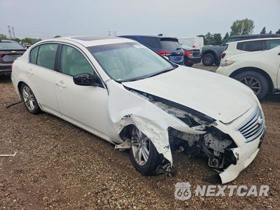 Czwarte zdjęcie samochodu z boku: 2011 INFINITI G25 SEDAN X VIN:JN1DV6AR7BM451928 - miniatura