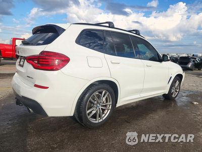 Trzecie zdjęcie samochodu z tyłu: 2019 BMW X3 XDRIVE30I VIN:5UXTR9C52KLE17394 - miniatura