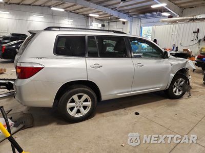 Trzecie zdjęcie samochodu z tyłu: 2008 TOYOTA HIGHLANDER BASE VIN:JTEES41AX82040953 - miniatura