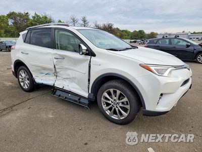 Czwarte zdjęcie samochodu z boku: 2017 TOYOTA RAV4 HV LIMITED VIN:JTMDJREV8HD132631 - miniatura
