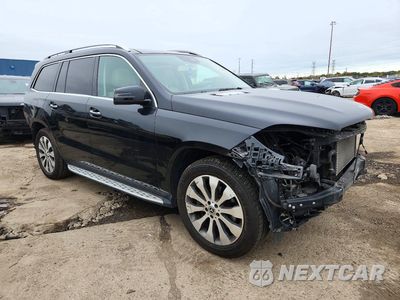 Czwarte zdjęcie samochodu z boku: 2019 MERCEDES-BENZ GLS 450 4MATIC VIN:4JGDF6EE6KB210497 - miniatura