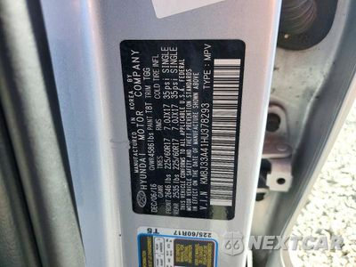 Zdjęcie 13 z 13 samochodu: 2017 HYUNDAI TUCSON SE VIN:KM8J33A41HU378293 - miniatura
