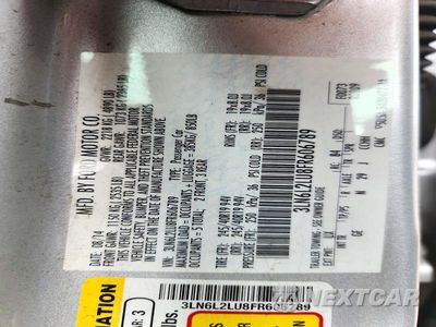 Zdjęcie 12 z 12 samochodu: 2015 LINCOLN MKZ HYBRID VIN:3LN6L2LU8FR606789 - miniatura