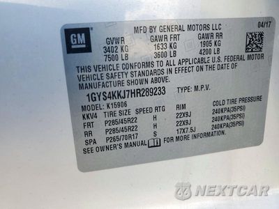Zdjęcie 13 z 13 samochodu: 2017 CADILLAC ESCALADE ESV PLATINUM VIN:1GYS4KKJ7HR289233 - miniatura