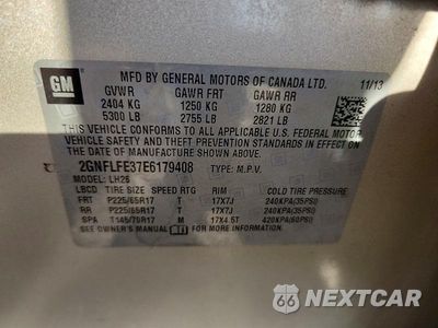 Zdjęcie 13 z 13 samochodu: 2014 CHEVROLET EQUINOX LT VIN:2GNFLFE37E6179408 - miniatura