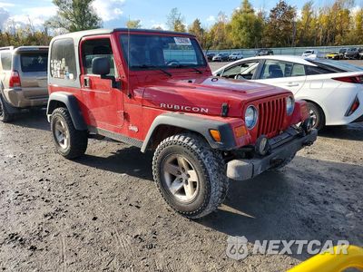 Czwarte zdjęcie samochodu z boku: 2003 JEEP WRANGLER / TJ RUBICON VIN:1J4FA69SX3P328031 - miniatura