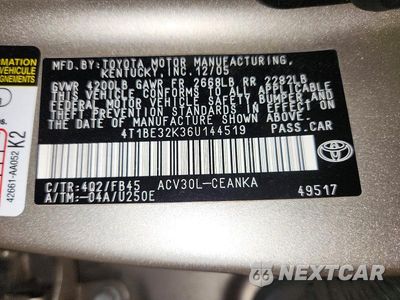 Zdjęcie 12 z 12 samochodu: 2006 TOYOTA CAMRY LE VIN:4T1BE32K36U144519 - miniatura
