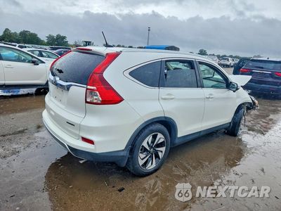 Trzecie zdjęcie samochodu z tyłu: 2015 HONDA CR-V TOURING VIN:5J6RM3H99FL026761 - miniatura