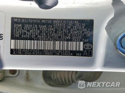Zdjęcie 12 z 12 samochodu: 2016 TOYOTA COROLLA S PLUS VIN:2T1BURHE8GC702357 - miniatura
