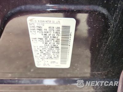 Zdjęcie 13 z 13 samochodu: 2013 NISSAN ROGUE S VIN:JN8AS5MV8DW620801 - miniatura