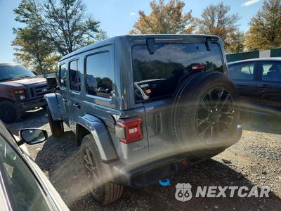 Drugie zdjęcie samochodu z przodu: 2024 JEEP WRANGLER SAHARA 4XE VIN:1C4RJXP61RW257394 - miniatura