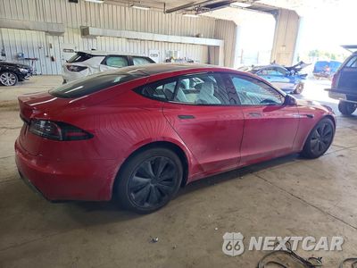 Trzecie zdjęcie samochodu z tyłu: 2022 TESLA MODEL S VIN:5YJSA1E57NF491207 - miniatura
