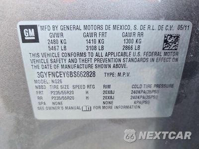 Zdjęcie 13 z 13 samochodu: 2011 CADILLAC SRX PREMIUM COLLECTION VIN:3GYFNCEY6BS662828 - miniatura
