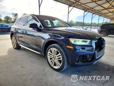 Czwarte zdjęcie samochodu z boku: 2018 AUDI Q5 PREMIUM PLUS VIN:WA1BNAFY0J2128347 - miniatura