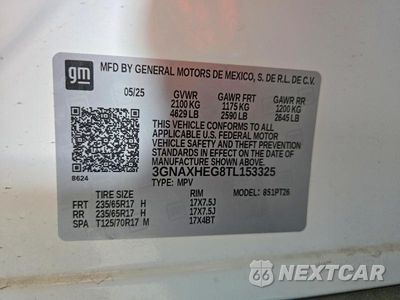 Zdjęcie 13 z 13 samochodu: 2026 CHEVROLET EQUINOX LT VIN:3GNAXHEG8TL153325 - miniatura