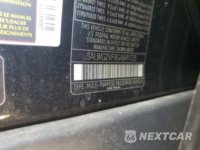 Zdjęcie 13 z 13 samochodu: 2016 LAND ROVER RANGE ROVER SPORT SE VIN:SALWG2VF9GA641725 - miniatura