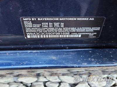 Zdjęcie 13 z 13 samochodu: 2013 BMW 320 I XDRIVE VIN:WBA3C3C59DF981698 - miniatura