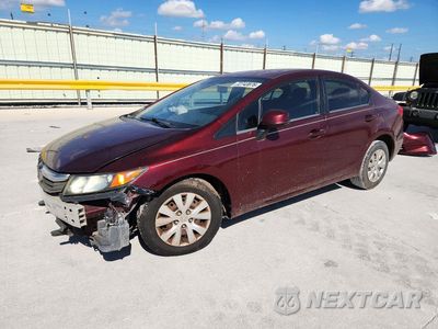 2012 HONDA CIVIC LX 2HGFB2F54CH584276 - główne zdjęcie licytacji z USA - miniatura