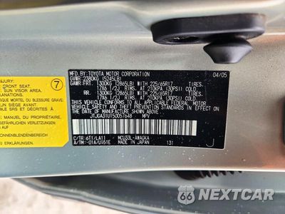 Zdjęcie 14 z 14 samochodu: 2005 LEXUS RX 330 VIN:JTJGA31U150057648 - miniatura