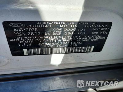 Zdjęcie 13 z 13 samochodu: 2025 HYUNDAI IONIQ 6 SEL VIN:KMHM34AC2SA114048 - miniatura