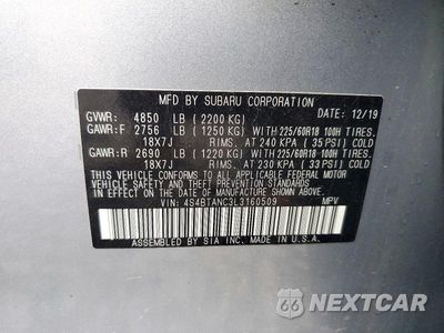 Zdjęcie 13 z 13 samochodu: 2020 SUBARU OUTBACK LIMITED VIN:4S4BTANC3L3160509 - miniatura