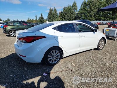 Trzecie zdjęcie samochodu z tyłu: 2015 HYUNDAI ELANTRA SE VIN:5NPDH4AE1FH609265 - miniatura