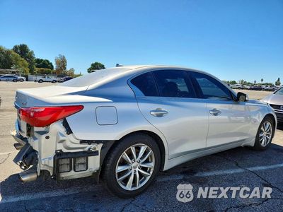 Trzecie zdjęcie samochodu z tyłu: 2016 INFINITI Q50 2.0T PREMIUM VIN:JN1CV7AP0GM202152 - miniatura