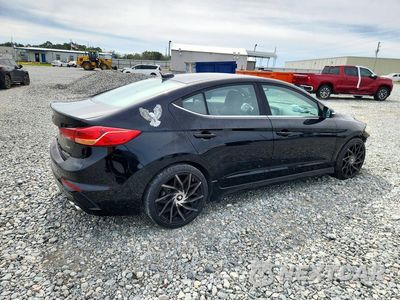 Trzecie zdjęcie samochodu z tyłu: 2018 HYUNDAI ELANTRA SPORT VIN:KMHD04LB7JU479061 - miniatura